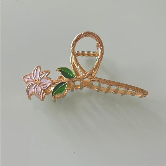 Floral Hair Clip A1171 - Picture 3 of 3